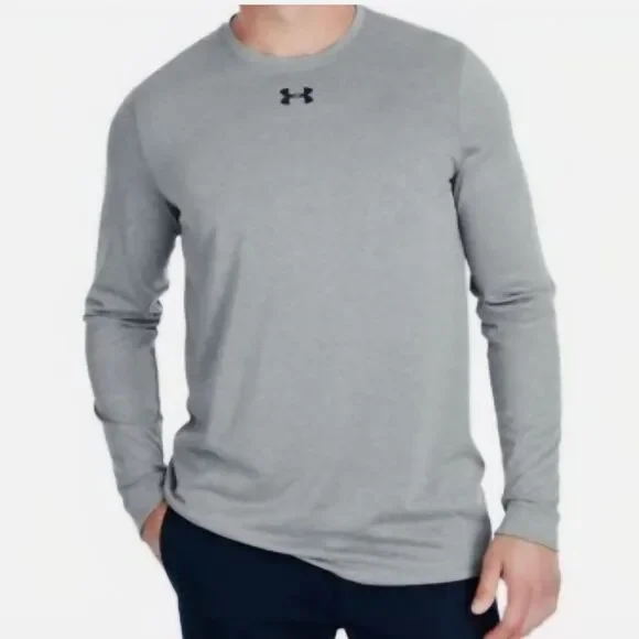 Under Armour Men's Gray Long Sleeve Shirt - Picture 1 of 9